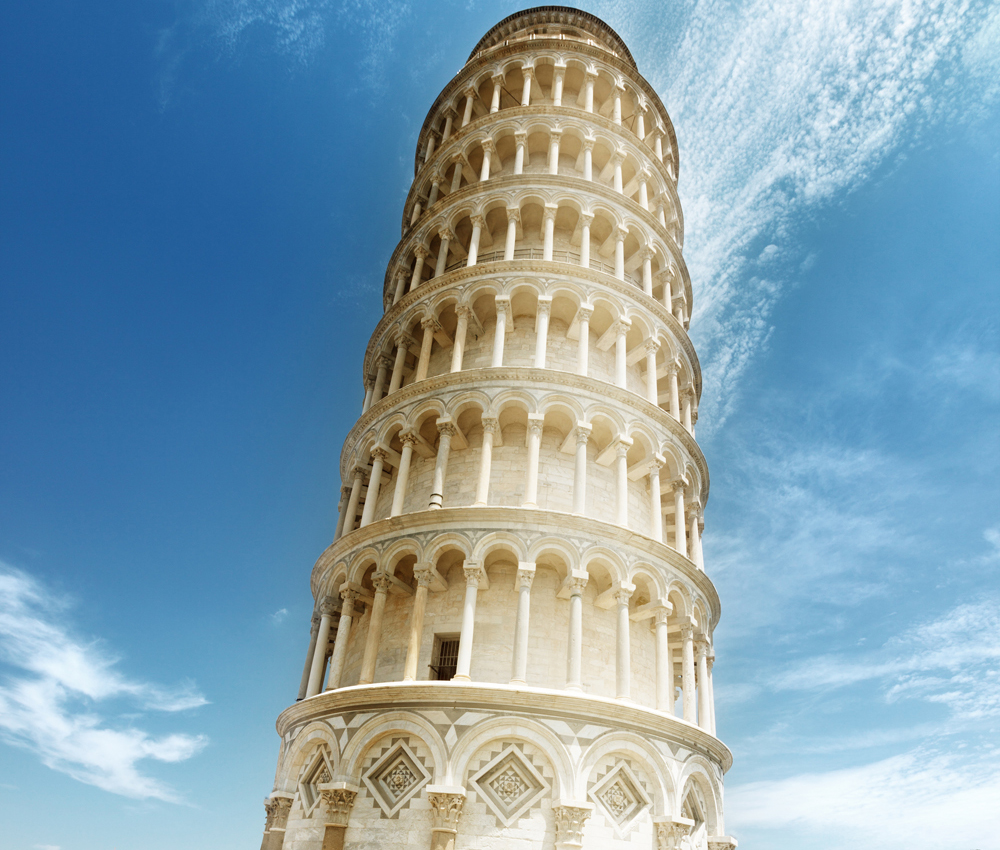 意大利比萨斜塔高清图片