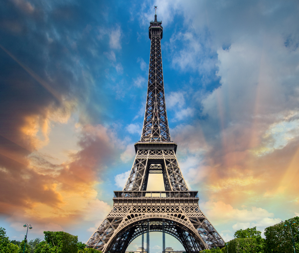 巴黎埃菲尔铁塔高清图片素材